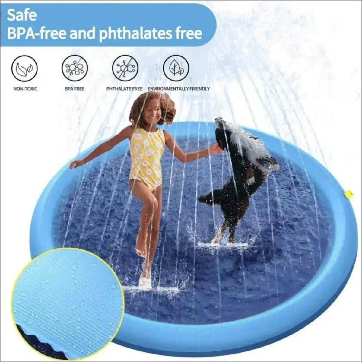 Piscine Pooljet Pour Chiens Et Enfants - CJYD150680401AZ - Piscines - Chienalafolie