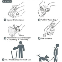 Ramasse - crottes Chien Poopscooper - CJJJCWGY00674 - Set 6 - BlueSXS - Ramasse - crottes - Chienalafolie