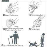 Ramasse - crottes Chien Poopscooper - CJJJCWGY00674 - Set 6 - BlueSXS - Ramasse - crottes - Chienalafolie