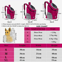 Sac à Dos Porte - chien Double épaule - CJJJCWGY00879 - Black - S - Sacs de transport - Chienalafolie