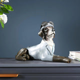Statue de Chien en Costume - CJJT137693901AZ - Décorations - Chienalafolie