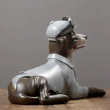 Statue de Chien en Costume - CJJT137693901AZ - Décorations - Chienalafolie