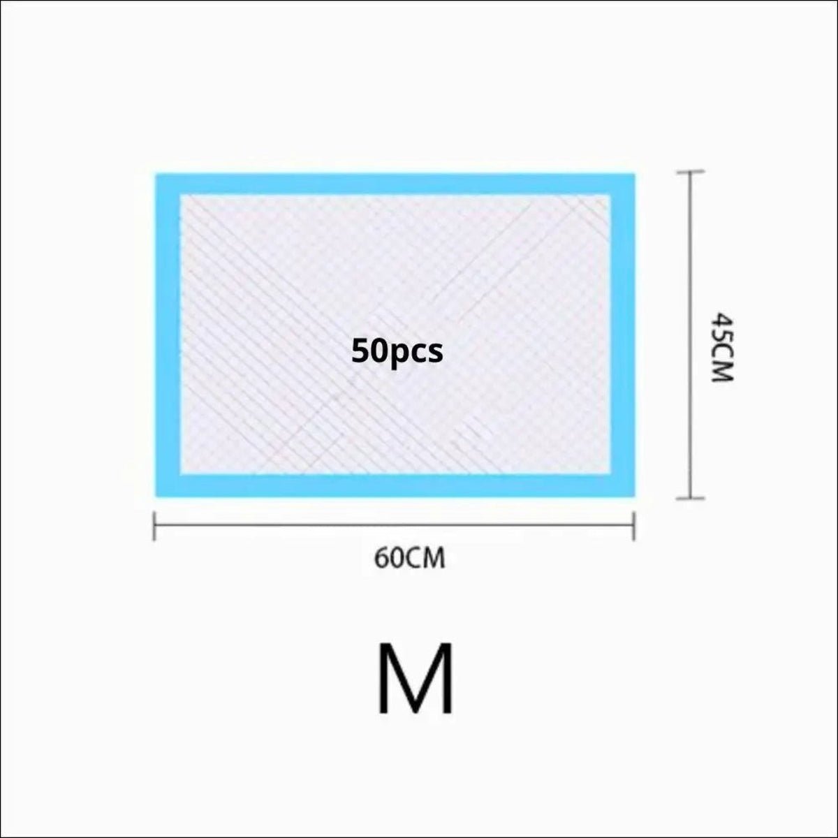 Tapis Absorbants Jetables Pour Chiens - CJJJCWGY01245 - M 50 pieces - Blue - Tapis d'entraînement - Chienalafolie