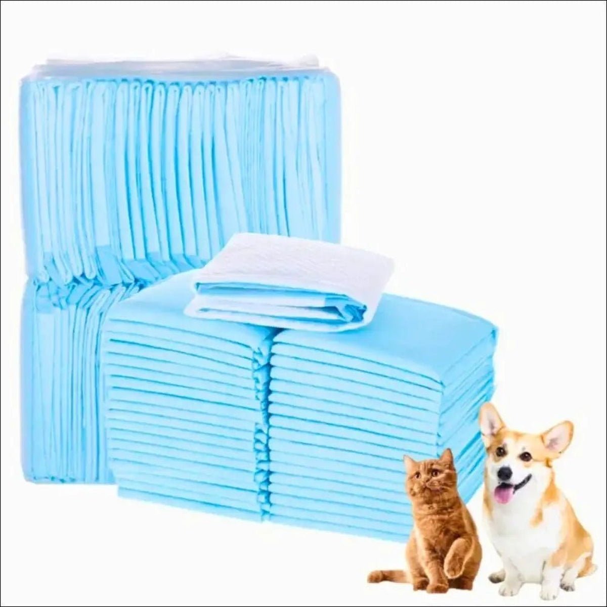 Tapis Absorbants Jetables Pour Chiens - CJJJCWGY01245 - S 100 pieces - Blue - Tapis d'entraînement - Chienalafolie