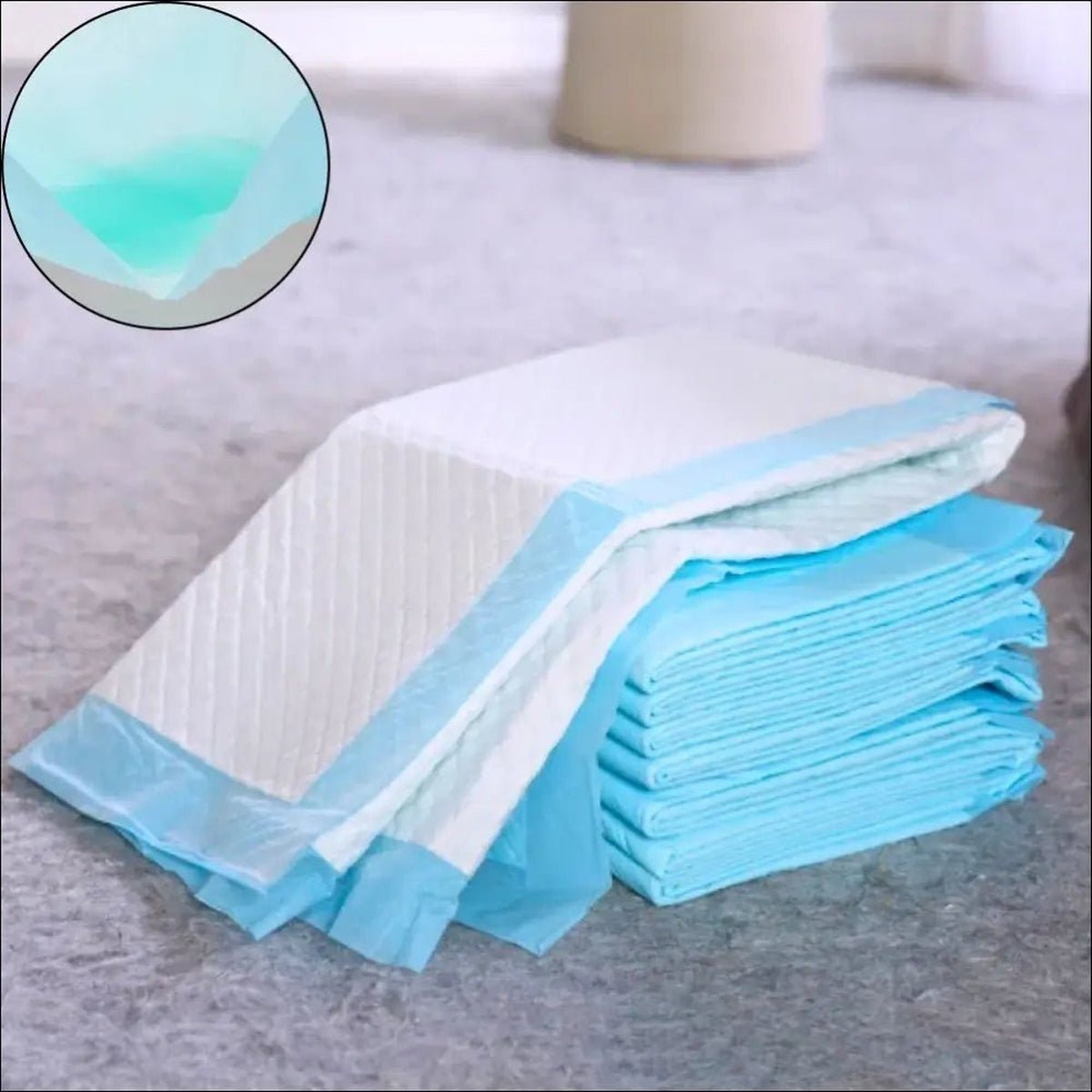 Tapis Absorbants Jetables Pour Chiens - CJJJCWGY01245 - S 100 pieces - Blue - Tapis d'entraînement - Chienalafolie