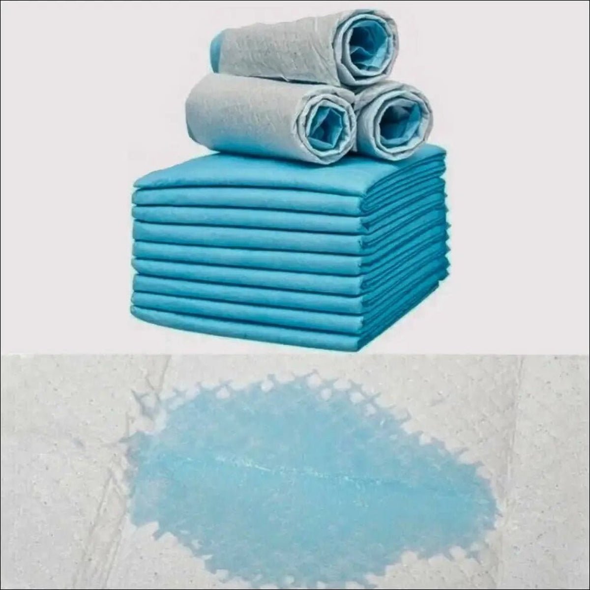 Tapis Absorbants Jetables Pour Chiens - CJJJCWGY01245 - S 100 pieces - Blue - Tapis d'entraînement - Chienalafolie