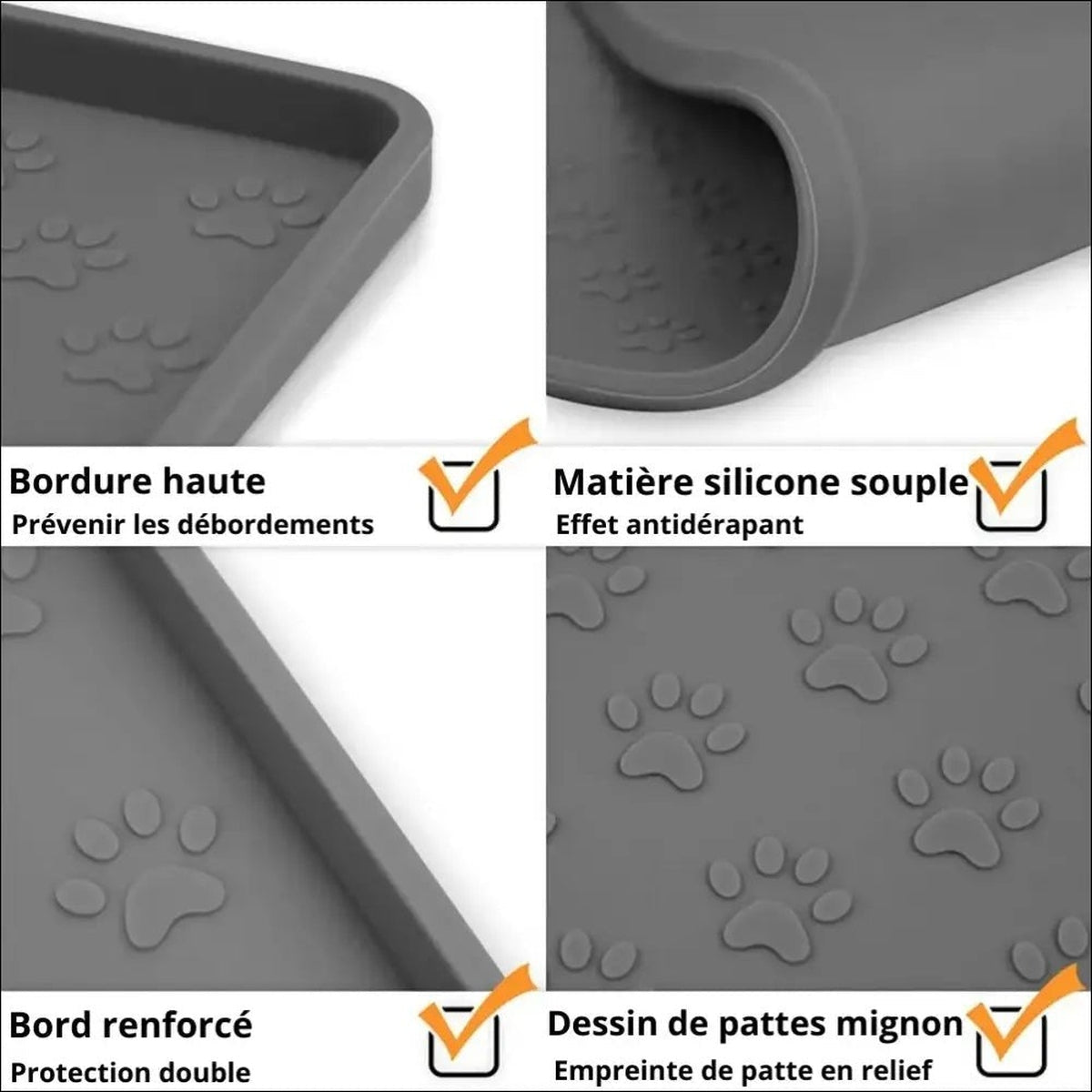 Tapis Proofmat En Silicone Pour Chiens - CJGY110563104DW - Tapis pour gamelle - Chienalafolie