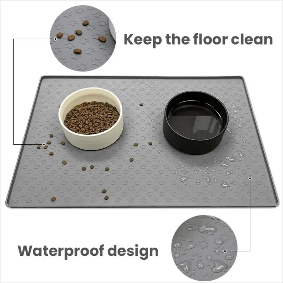 Tapis Proofmat En Silicone Pour Chiens - CJGY110563104DW - Tapis pour gamelle - Chienalafolie