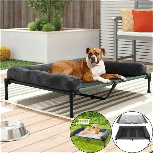 Comfortable Raised Dog Bed
