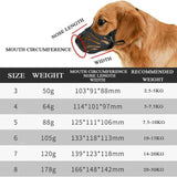 Muselière en Silicone Confortable pour Chiens - CJYD193605107GT - Muselières - Chienalafolie