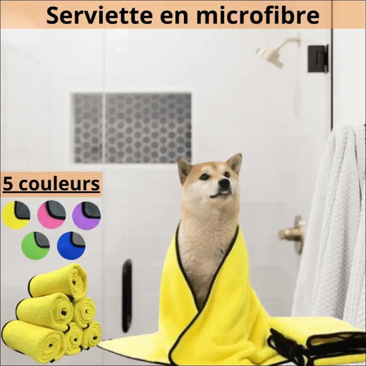 Serviette Microfibre Pour Chien Dogtowel
